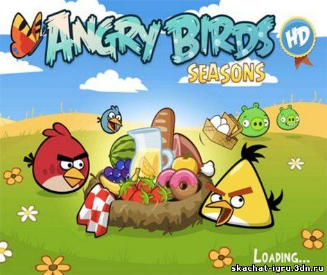 картинка игры Angry Birds Seasons Энгри Бёрдс Сизонс